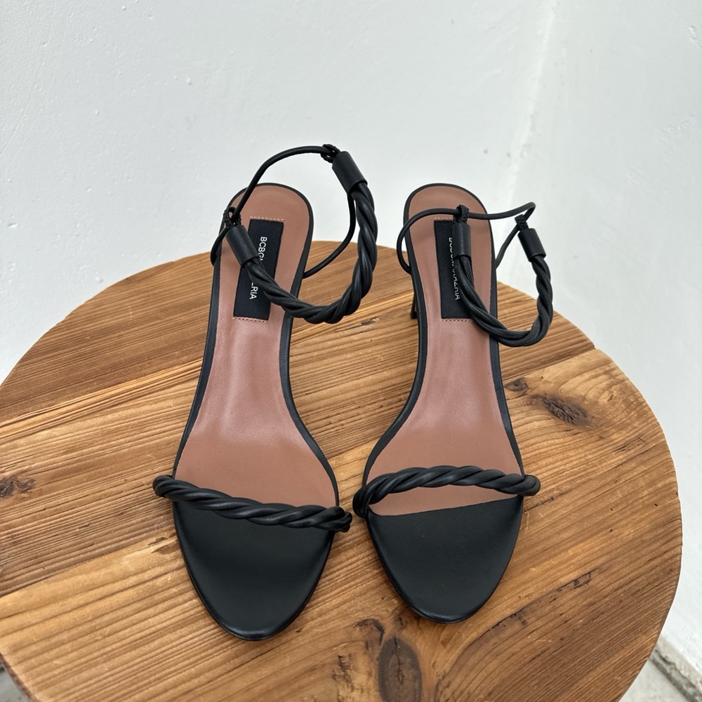 Black Strappy Sandals